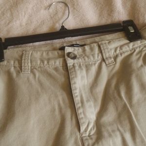 Basic Editions Khaki Dress Shorts